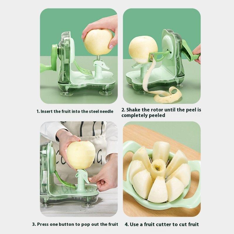 Fruit Peeler Two-in-one Hand Shake Fruit Cutter - Image 3